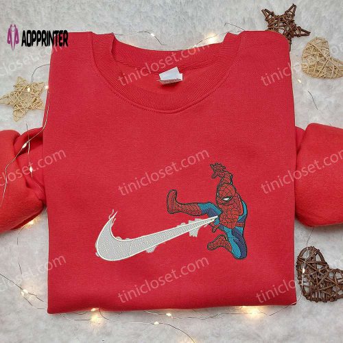 Muscle Stitch x Nike Embroidered Sweatshirt – Lilo and Stitch Inspired Shirt