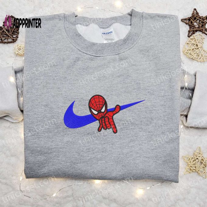 Spider-Man x Nike Swoosh Movie Embroidered Hoodie & Shirt: Best Gift Ideas!