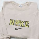 SpongeBob SquarePants x Nike Cartoon Embroidered Sweatshirt: Best Birthday Gift Idea with Disney Characters