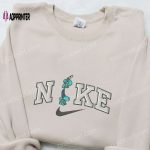 Squidward x Nike Cartoon Embroidered Sweatshirt: Custom Hoodie Best Birthday Gift Ideas