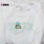 Squirtle Eat x Nike Embroidered Shirt – Pokemon & Custom Nike Design