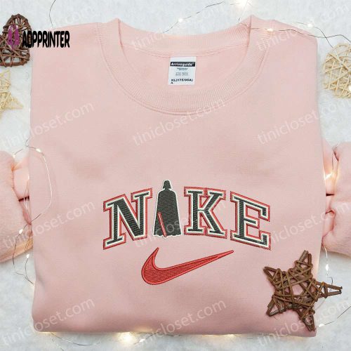 Nike x Stitch Freddy Krueger Embroidered Shirt – Funny Halloween & Nike Inspired Design