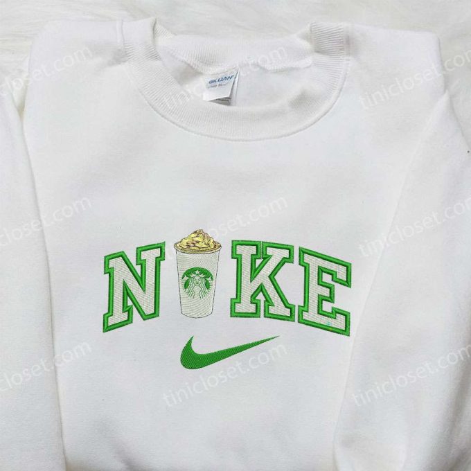 Starbucks Cup x Nike Embroidered Sweatshirt: Favorite Drink Inspired Shirt