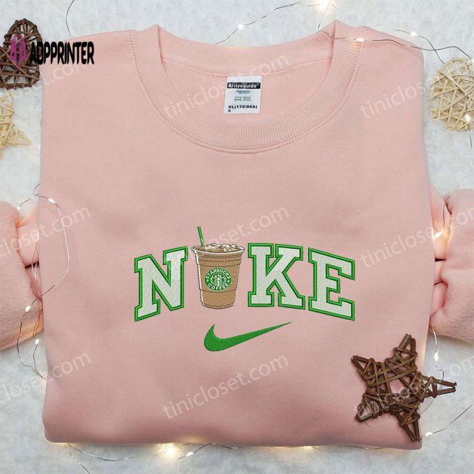 Starbucks Cup x Nike Embroidered Sweatshirt – Favorite Drink & Inspired Shirt