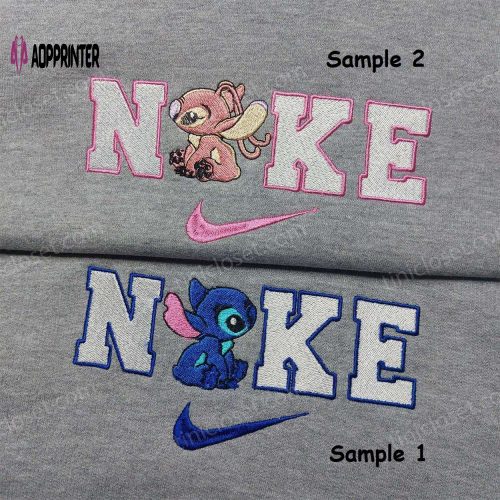 Jigglypuff Nike Embroidered Shirt & Pokemon Sweatshirt – Customized Nike Apparel