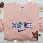 Stitch Coconut x Nike Embroidered Sweatshirt – Lilo and Stitch Cartoon Shirt Nike Inspired