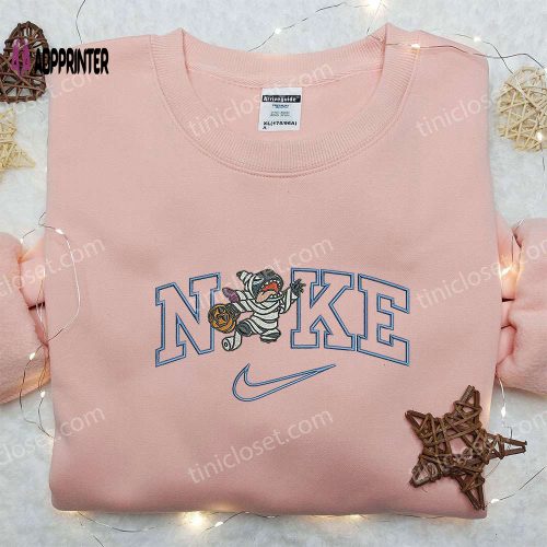 Stitch Mario x Nike Embroidered Sweatshirt: Best Birthday Gift Idea Nike Inspired Shirt