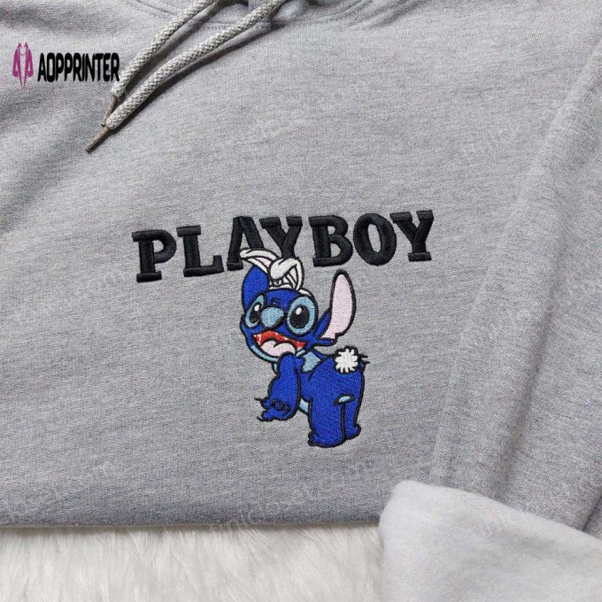 Embroidered Playboy Shirt Disney Sweatshirt & Cute Hoodie: Stylish & Unique Designs