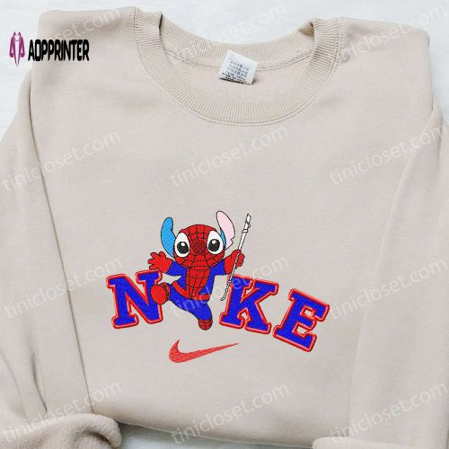 Custom Mickey Mouse x Nike Embroidered Shirt: Best Birthday Gift Idea with Cartoon Design