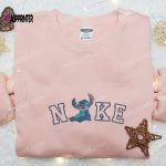 Stitch x Nike Cartoon Embroidered Shirt – Lilo and Stitch Inspired Nike Shirt