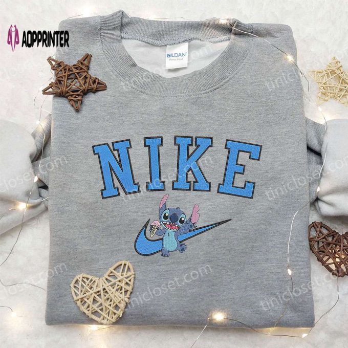 Stitch x Nike Embroidered Hoodie & Shirt: Best Birthday Gift Ideas