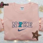 Stitch x Nike Embroidered Sweatshirt Lilo and Stitch Cartoon Shirt Nike Inspired Embroidery