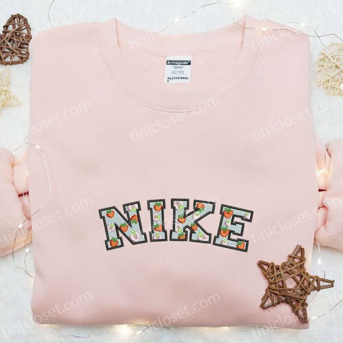 Nike Embroidered Strawberries Shirt & Favorite Foods Drinks Hoodie – Best Gift Idea