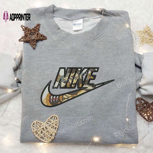 Custom Nike x Love Hearts Embroidered Shirt – Perfect Valentine s Day Gift!