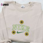 Sunflower Floral x Nike Embroidered Sweatshirt & T-Shirt: Best Family Gift Ideas