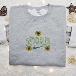 Sunflower Floral x Nike Embroidered Sweatshirt & T-Shirt: Best Family Gift Ideas