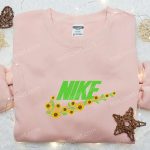 Sunflower x Nike Embroidered Shirt: Best Nike Inspired T-shirt Gift for Family