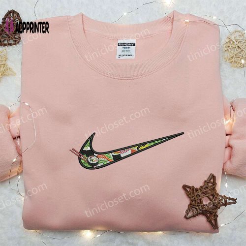 Tequila x Nike Embroidered Sweatshirt: Favorite Drink & Nike Inspired Shirt