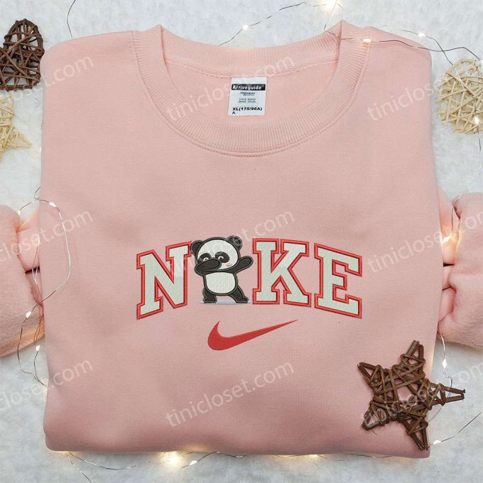 Swag Panda x Nike Embroidered Sweatshirt: Animal Inspired Nike Shirt