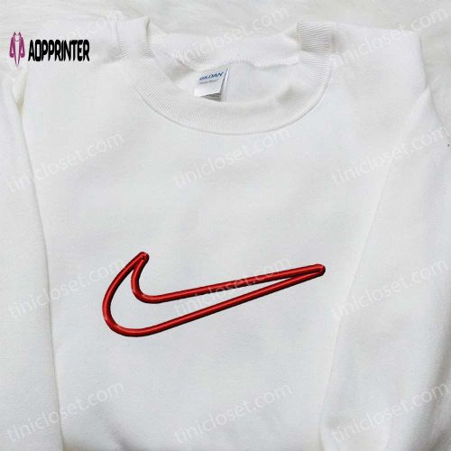 Red Hood x Nike Movie Embroidered Shirt Marvel Sweatshirt Custom Hoodie