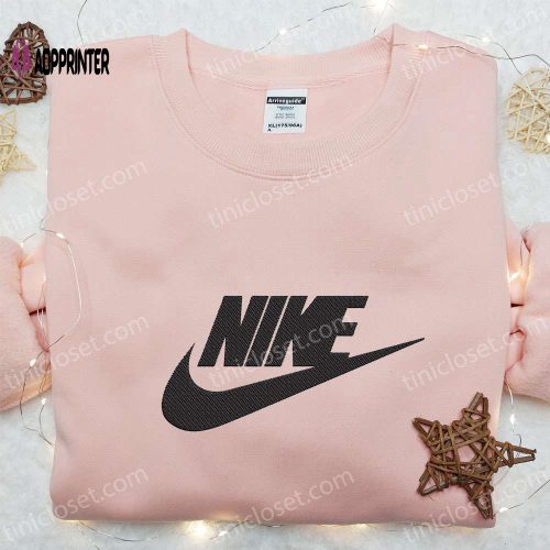 Rectangle x Nike Embroidered Sweatshirt Nike Inspired Shirt Best Birthday Gift Ideas