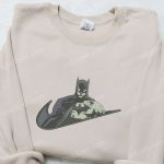 Exclusive Swoosh x Batman Movie Embroidered Hoodie & DC Cinematic Universe Shirt: Nike Inspired Apparel