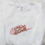 Swoosh x Donquixote Doflamingo Anime Embroidered Hoodie & Shirts: One Piece & Nike Inspired