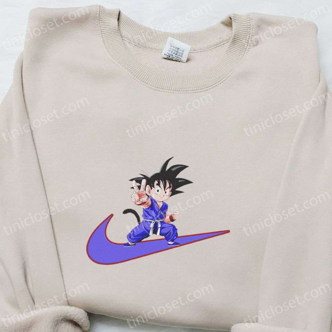 Swoosh x Goku Kid Anime Shirt & Dragon Ball Hoodie: Best Family Gift Ideas