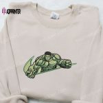 Swoosh x Hulk Movie Embroidered Sweatshirt: Nike Inspired Shirt Perfect Birthday Gift Idea