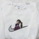 Swoosh x Hyakkimaru Anime Embroidered Hoodie & Shirt: Nike Inspired Unique Designs