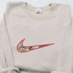 Swoosh x Kan Kaneki Embroidered Sweatshirt: Nike Inspired Cool Anime Clothing