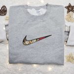 Swoosh x Monkey D Luffy Embroidered Sweatshirt: One Piece Shirt Perfect Family Gift