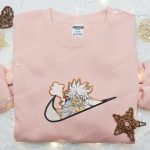 Swoosh x Monkey D Luffy Gear 5 Embroidered Sweatshirt: One Piece Shirt Perfect Family Gift