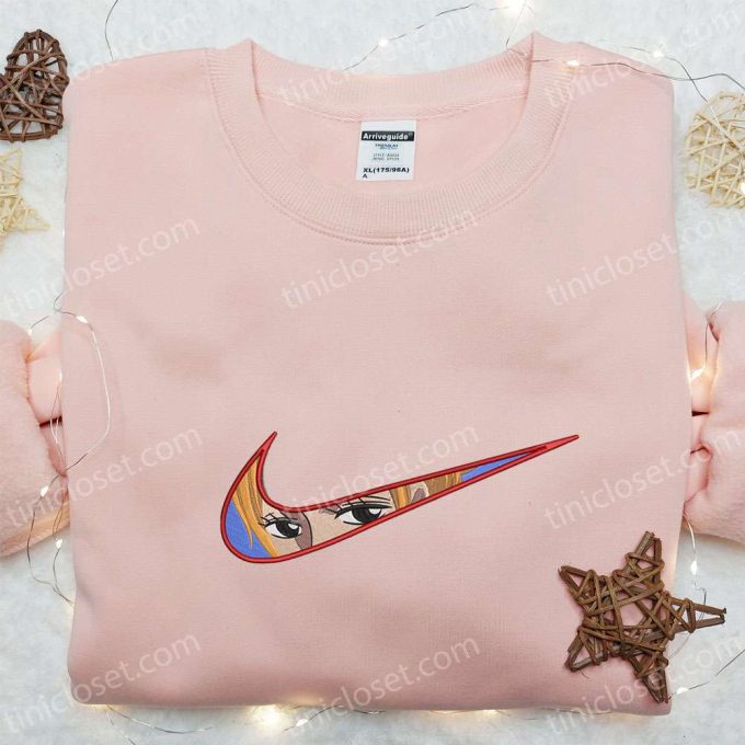 Swoosh x Nami Anime & One Piece Embroidered Shirt: Best Family Gift Ideas