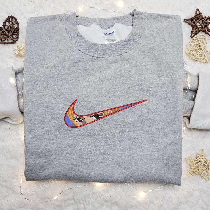 Swoosh x Nami Anime & One Piece Embroidered Shirt: Best Family Gift Ideas