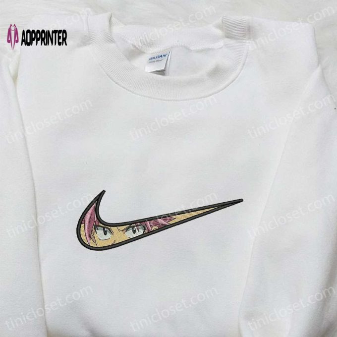 Swoosh x Natsu Dragneel Embroidered Sweatshirt – Nike Inspired Anime Clothing