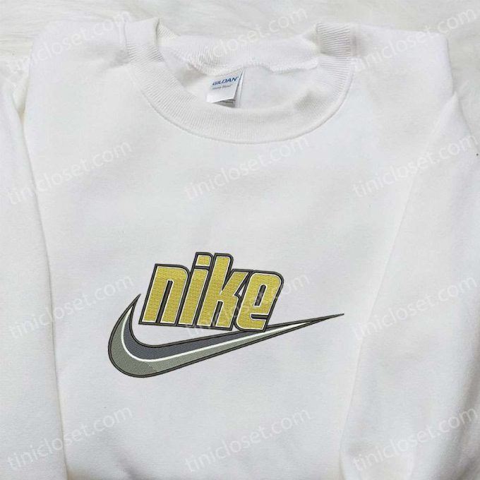 Swoosh x Nike Embroidered Shirt & Hoodie: Custom Nike Inspired T-shirt for Ultimate Style