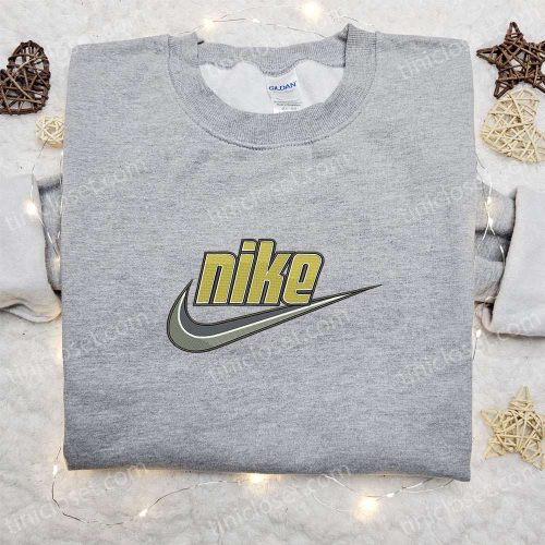 Swoosh x Nike Embroidered Shirt & Hoodie: Custom Nike Inspired T-shirt for Ultimate Style