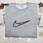 Swoosh x Ornament Hoodie: Custom Embroidered Sweatshirt & Nike Inspired T-shirt