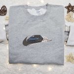 Swoosh x Porsche 911 Embroidered Sweatshirt & Transportation Shirt Nike Inspired T-shirt