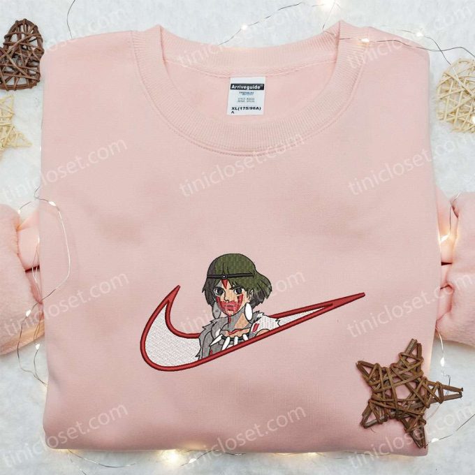 Swoosh x San Anime Sweatshirt Princess Mononoke Shirt Nike-inspired T-shirt