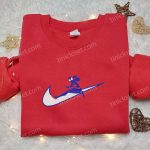 Swoosh x Spider-Man Movie Shirt & Marvel Comics Hoodie: Custom Nike Embroidered Tee