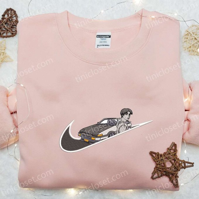 Exclusive Takumi Fujiwara x Nike Embroidered Shirt: Initial D & Nike Inspired Apparel