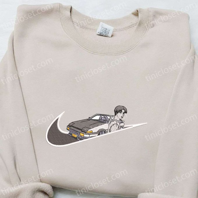 Exclusive Takumi Fujiwara x Nike Embroidered Shirt: Initial D & Nike Inspired Apparel