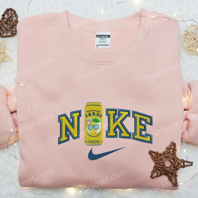 Custom Nike Teasy Embroidered Shirt: Your Favorite Drink Your Style