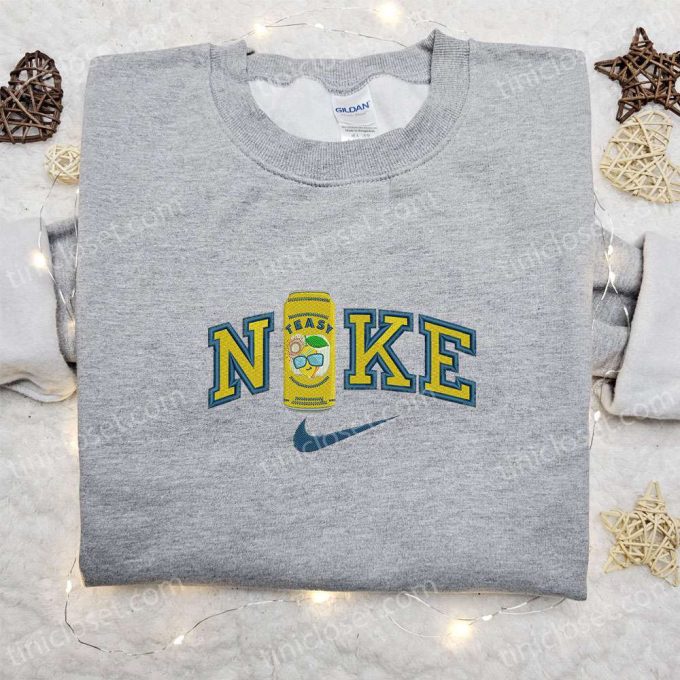 Custom Nike Teasy Embroidered Shirt: Your Favorite Drink Your Style