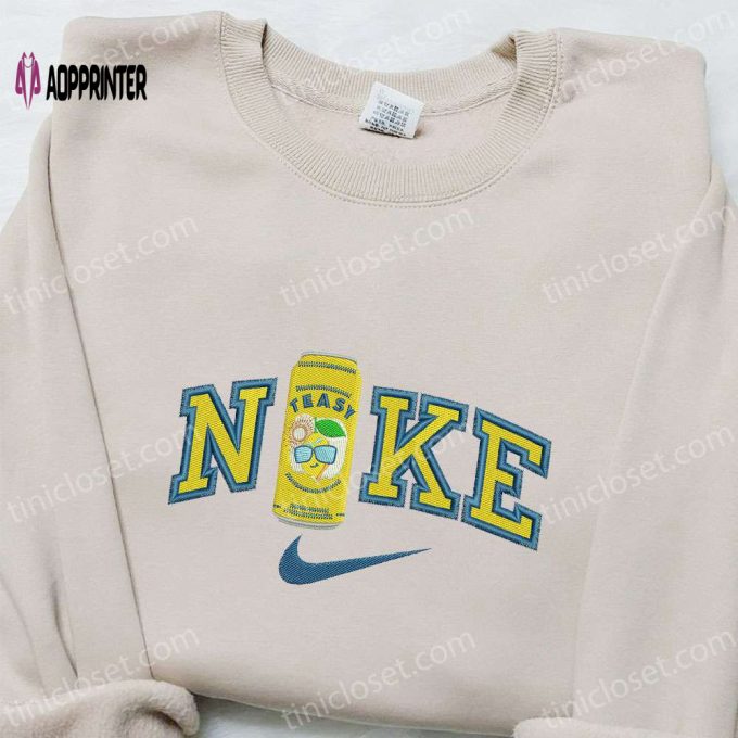 Custom Nike Teasy Embroidered Shirt: Your Favorite Drink Your Style