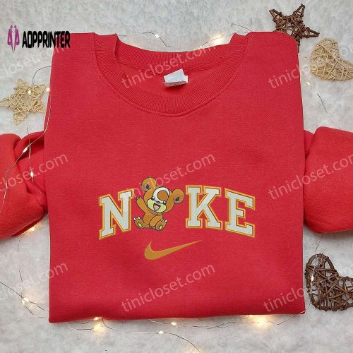 Tigger x Nike Embroidered Sweatshirt Winnie The Pooh Disney Shirt Nike Inspired Embroidery