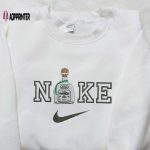 Tequila x Nike Embroidered Sweatshirt: Favorite Drink & Nike Inspired Shirt