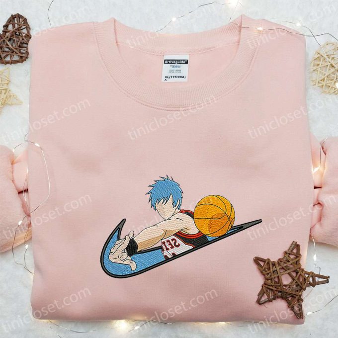 Tetsuya Kuroko x Swoosh Anime Embroidered Sweatshirt – Cool Kuroko no Basket Shirt